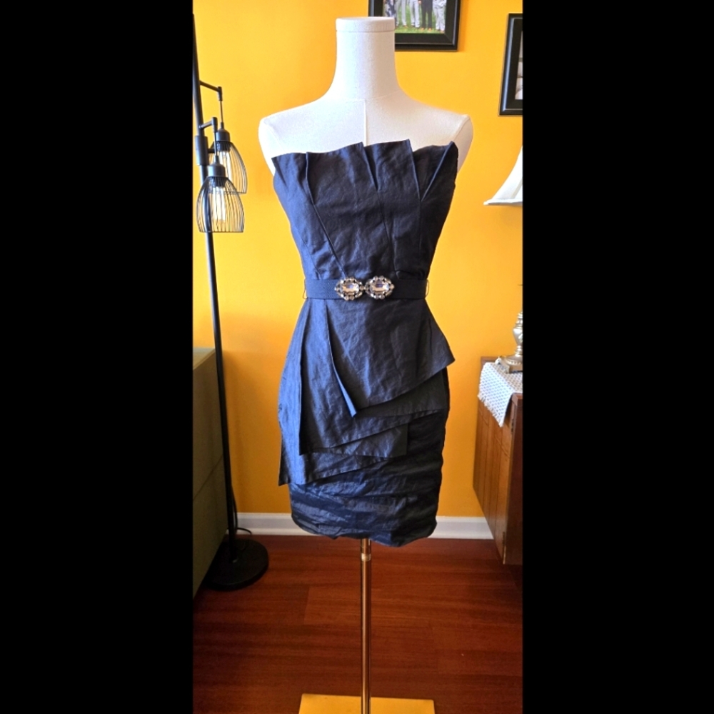 BCBGMAXAZRIA Women's Strapless Mini Dress | 2